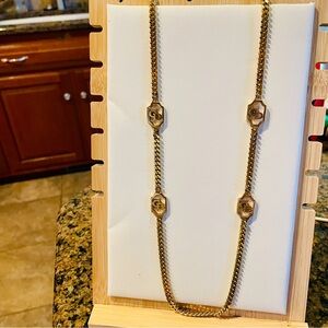 Christian Dior Gold CD logo Chain